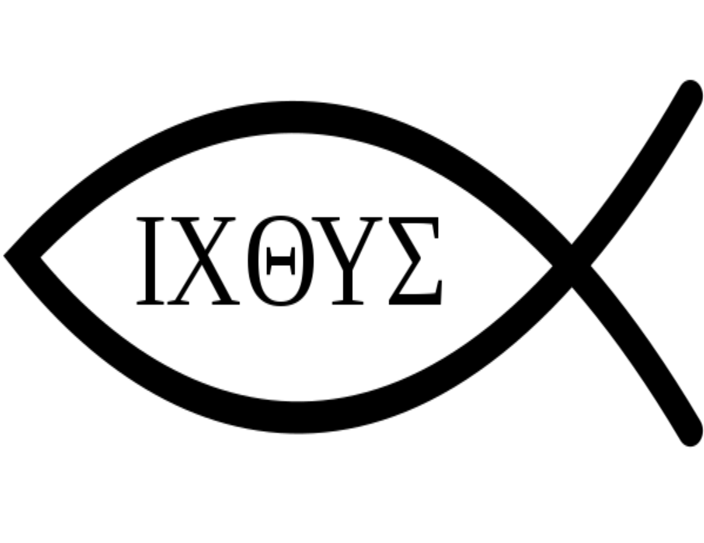 Ichthus, the Christian fish symbol